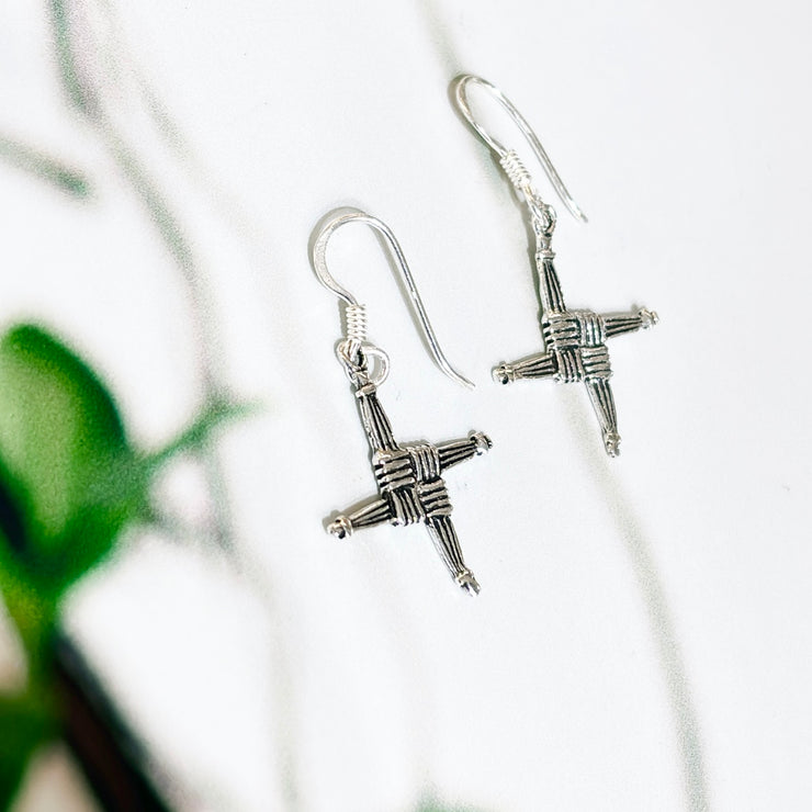 Saint Brigid’s Cross earrings