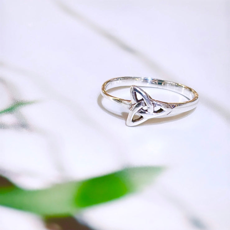 Sterling Silver Trinity Ring (thin)